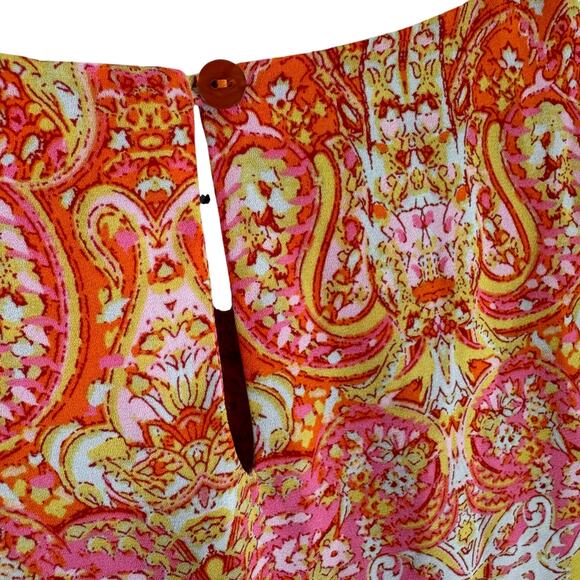 Violet & Claire Colorful Lightweight Spaghetti Strap Racerback Tank Blouse Sz M - Picture 5 of 8